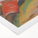 Modern Wall Art: Girl in a Red Skirt – Abstract Contemporary Artwork