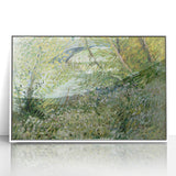 Impressionist Spring Landscape Wall Art - Riverbank by Van Gogh