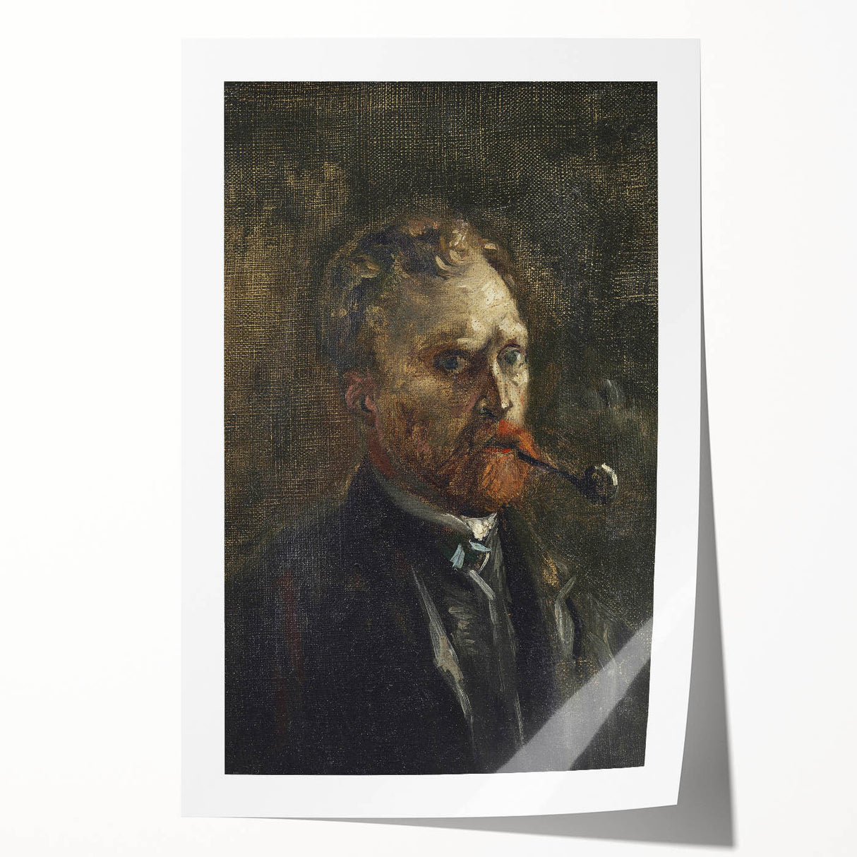 Impressionism Wall Art - Self-Portrait (1886) by Vincent van Gogh