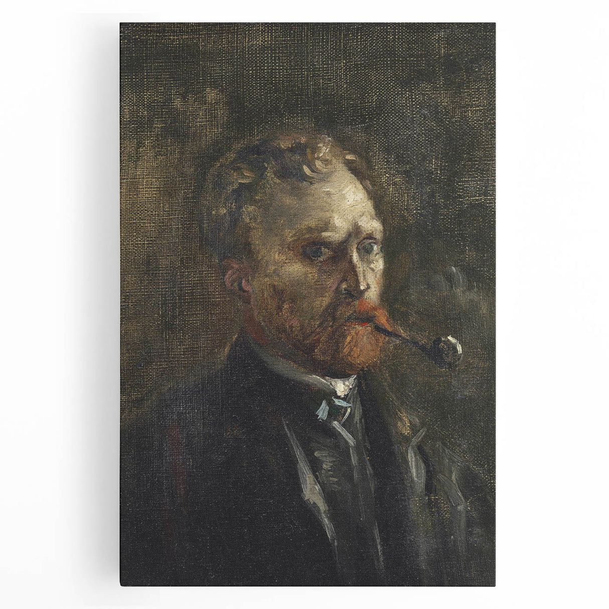 Impressionism Wall Art - Self-Portrait (1886) by Vincent van Gogh