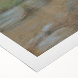 Modern Wall Art: Trees by the River – Serene Abstract Landscape