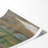 Modern Wall Art: Trees by the River – Serene Abstract Landscape