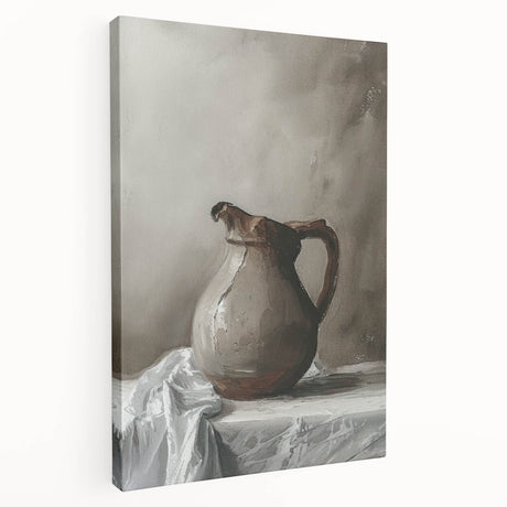 Large stretched canvas featuring a colorful abstract design, ideal for kitchen wall art.