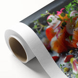 Art deco poster featuring geometric patterns in muted gold and navy, rolled canvas, ideal for nursery wall art.