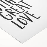 Inspirational Typography Poster - "Do Small Things" Canvas Art