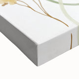 Floral Typography Art Print – Positive Quote on Canvas