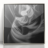 Monochrome Flow – Modern Black and White Dynamic Wall Art