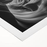 Monochrome Flow – Modern Black and White Dynamic Wall Art