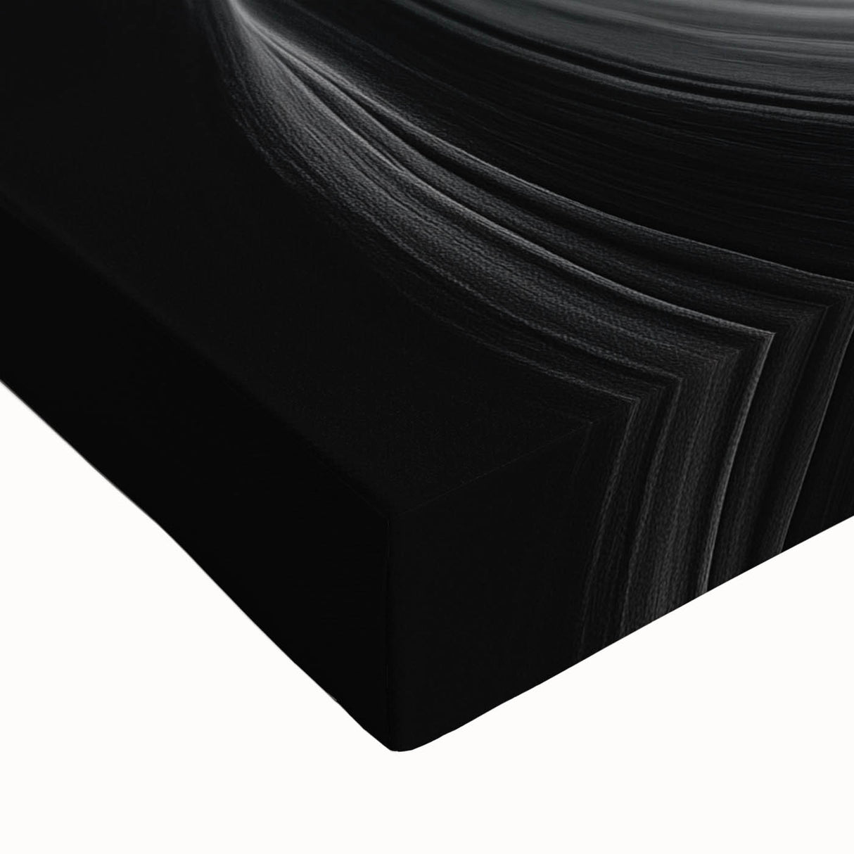Monochrome Flow – Modern Black and White Dynamic Wall Art