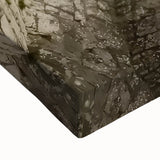 Close-up of a stretched canvas artwork depicting a vibrant landscape with a majestic castle, showcasing rich colors and intricate details, perfect for home decor.