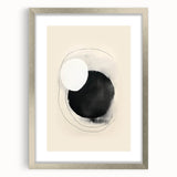 Framed Dining Room Prints – Minimalist Black & Beige Art