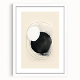 Framed Dining Room Prints – Minimalist Black & Beige Art