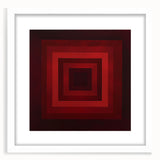 Abstract geometric frame with a white mat, showcasing a modern design. Ideal for contemporary home decor, highlighting sophistication and style.