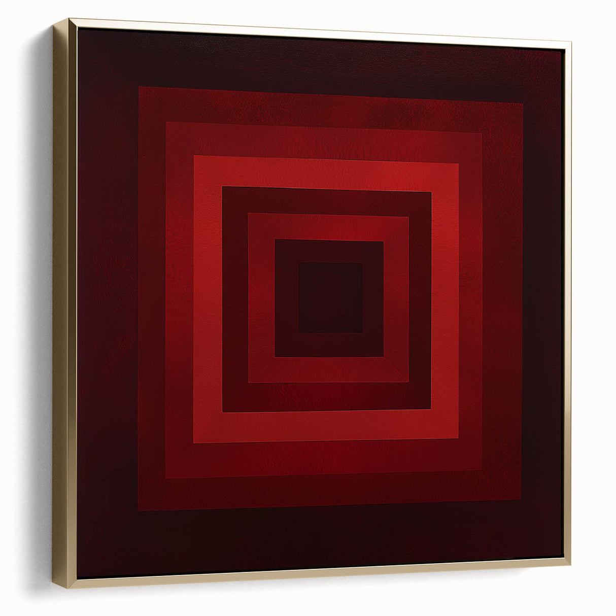 Abstract geometric framed canvas artwork in silver and gold tones, showcasing a modern design with sharp angles and intricate patterns, perfect for contemporary decor.