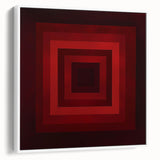 Framed abstract geometric canvas art showcasing a white and gray design, viewed from the side, perfect for modern home decor. Ideal for minimalist interiors.