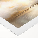 Abstract landscape wall art on rolled canvas showcasing vibrant colors and dynamic shapes, ideal for modern home decor. Packaged securely in a cardboard tube for delivery.