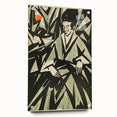 Monochrome Art Deco Wall Art – Elegant Black & Gray Geometric Design