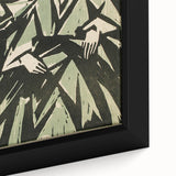 Monochrome Art Deco Wall Art – Elegant Black & Gray Geometric Design