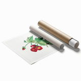 Neoclassical Art Prints: Purple Mallow by Pierre-Joseph Redouté