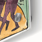 Expressionist Art: English Step Dancers Modern Canvas Print