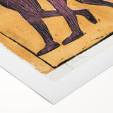 Expressionist Art: English Step Dancers Modern Canvas Print