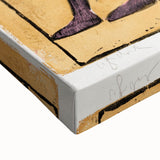 Expressionist Art: English Step Dancers Modern Canvas Print