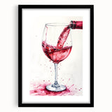 Extra large abstract art print featuring vibrant, colorful textures on a black framed canvas, ideal for living room decor.