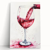 Black and white stretched canvas featuring a variety of fruits and vegetables, ideal for kitchen wall art.