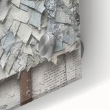 Textured Christmas Tree Art Print - Unique Holiday Wall Decor Accent