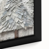 Textured Christmas Tree Art Print - Unique Holiday Wall Decor Accent
