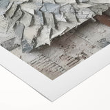 Textured Christmas Tree Art Print - Unique Holiday Wall Decor Accent