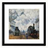 Claude Monet's Arrival of the Normandy Train - Impressionist Train Art
