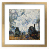 Claude Monet's Arrival of the Normandy Train - Impressionist Train Art