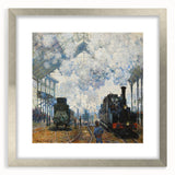 Claude Monet's Arrival of the Normandy Train - Impressionist Train Art