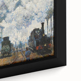 Claude Monet's Arrival of the Normandy Train - Impressionist Train Art