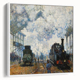 Claude Monet's Arrival of the Normandy Train - Impressionist Train Art