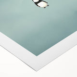 Canvas Art for Kids – Dreamy Penguin Floating with Moon Balloon