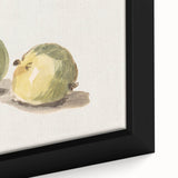 Modern Wall Art: Elegant Still Life of Apples by Édouard Manet
