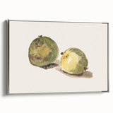 Modern Wall Art: Elegant Still Life of Apples by Édouard Manet