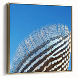 Framed canvas depicting a vintage-style black landscape painting, ideal for bedroom wall art.