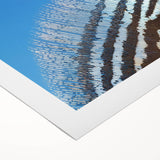 Art deco poster featuring a stylized animal illustration in bold black and gold tones on rolled canvas.