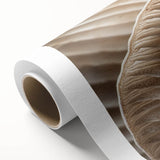 Art Deco style floral design in soft pastel shades on rolled canvas, ideal for nursery wall art.