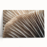 Black and white floral close-up on stretched canvas, ideal for kitchen wall art or bedroom ambiance.