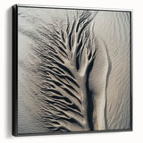 Black and white framed canvas of a detailed tree landscape, ideal for bedroom wall art.