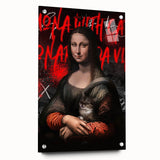 Mona Lisa Pop Art Canvas - Bold Modern Stretched Canvas Print