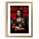 Mona Lisa Pop Art Canvas - Bold Modern Stretched Canvas Print