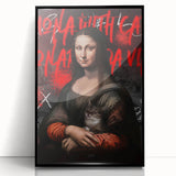 Mona Lisa Pop Art Canvas - Bold Modern Stretched Canvas Print