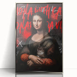 Mona Lisa Pop Art Canvas - Bold Modern Stretched Canvas Print