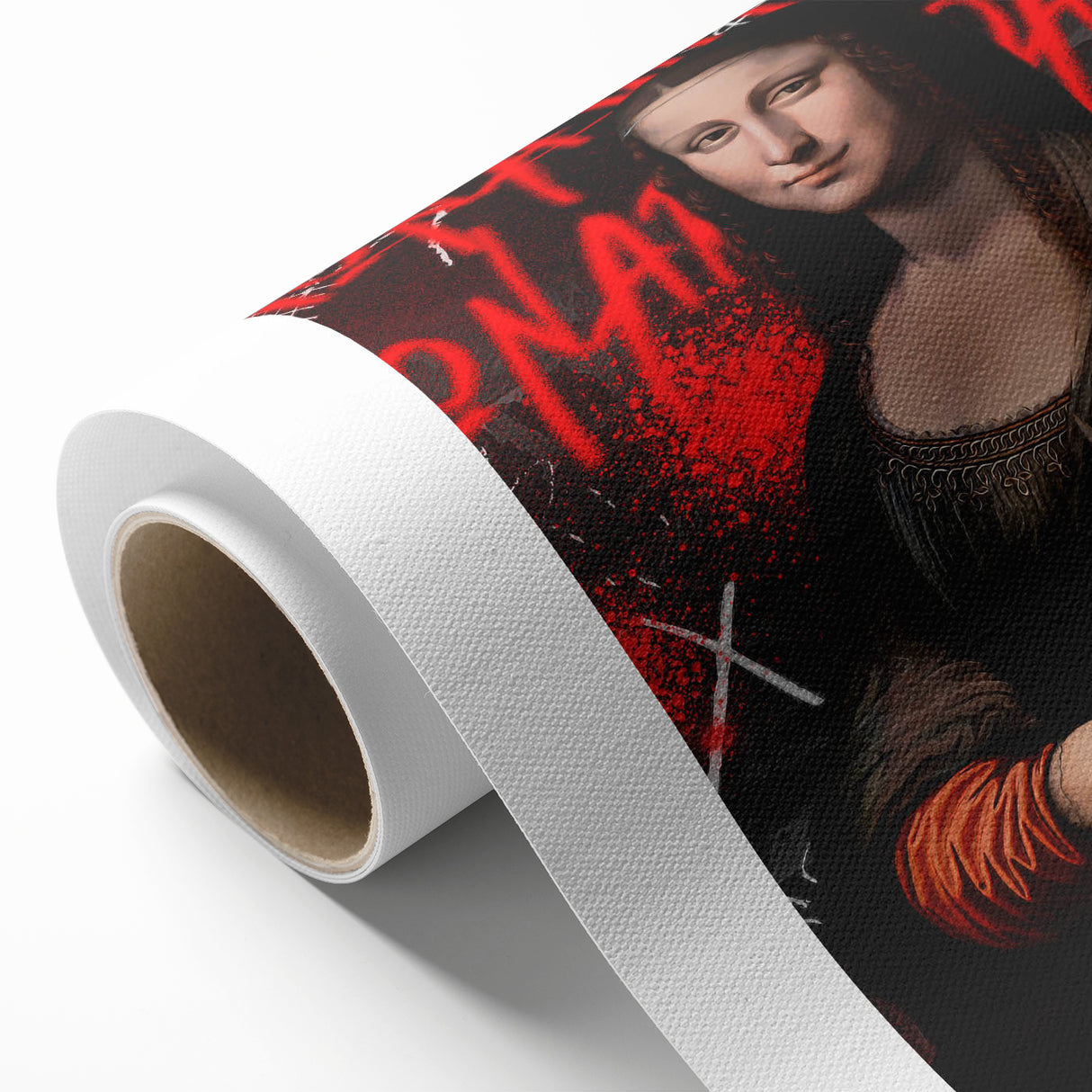 Mona Lisa Pop Art Canvas - Bold Modern Stretched Canvas Print