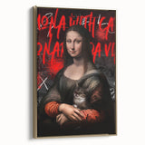 Mona Lisa Pop Art Canvas - Bold Modern Stretched Canvas Print